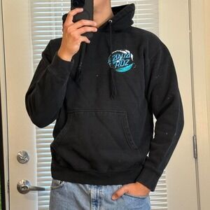 Santa Cruz black hoodie medium